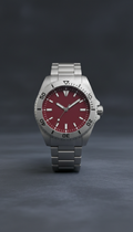 Stainless steel bold watch