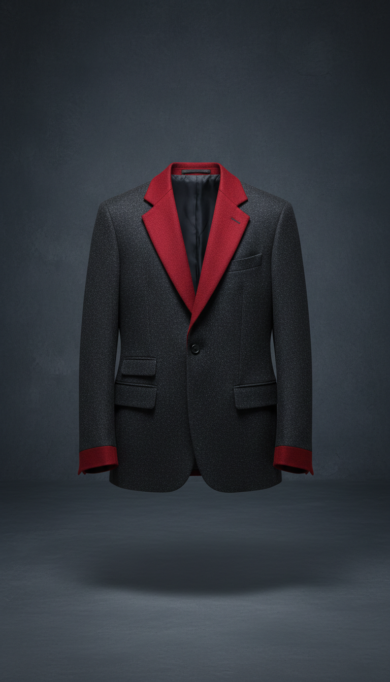 Italian wool statement jacket
